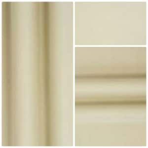Blackout Thermal Soft Ivory Curtain Lining Fabric Pass 3 - 54 wide