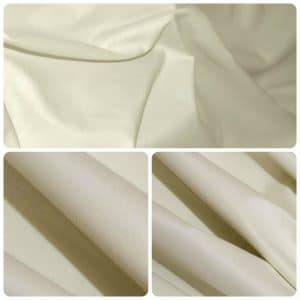 Cotton Sateen Light Cream Curtain 109 " Lining Fabric EXTRA WIDE 274cm