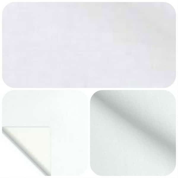White crease resistant curtain lining