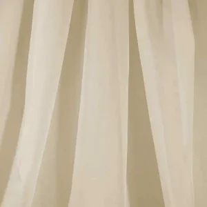 Champagne Ivory Fire Retardant Voile Fabric 300cm Wide Plain